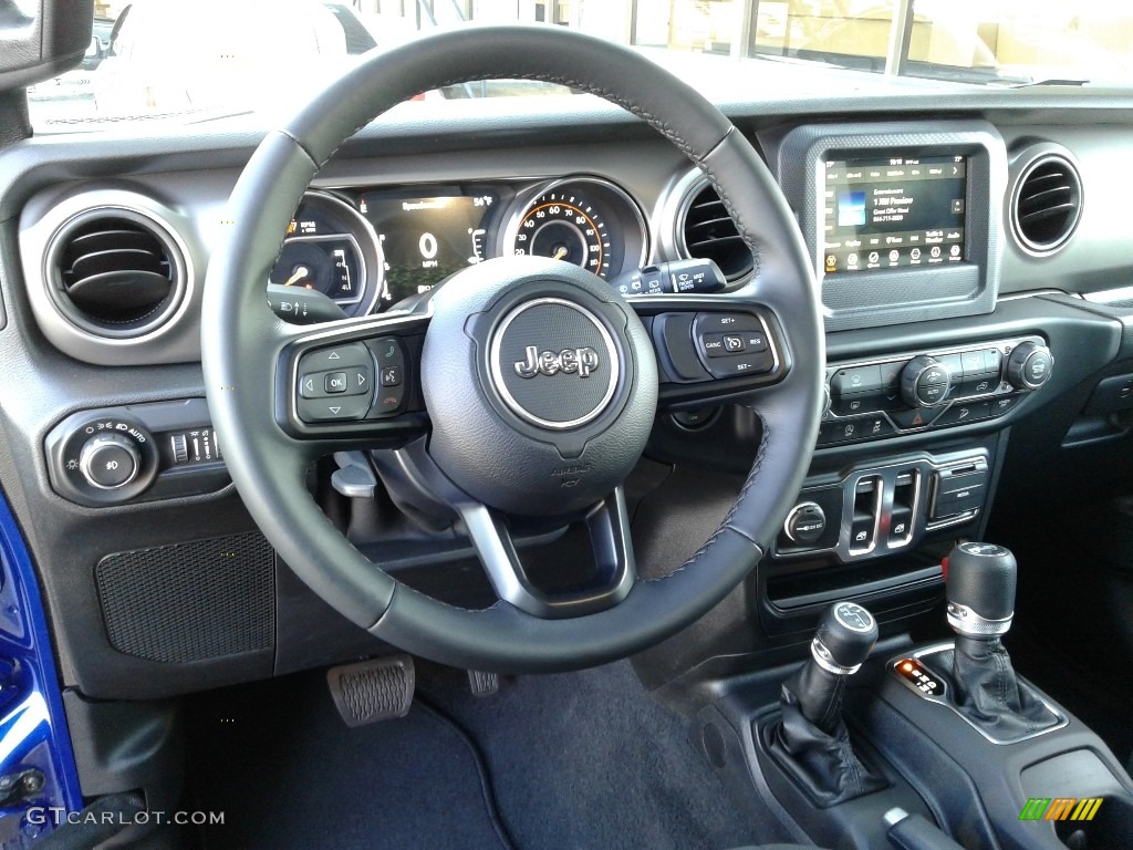 2020 Jeep Wrangler Sport 4x4 Black Steering Wheel Photo #135935287