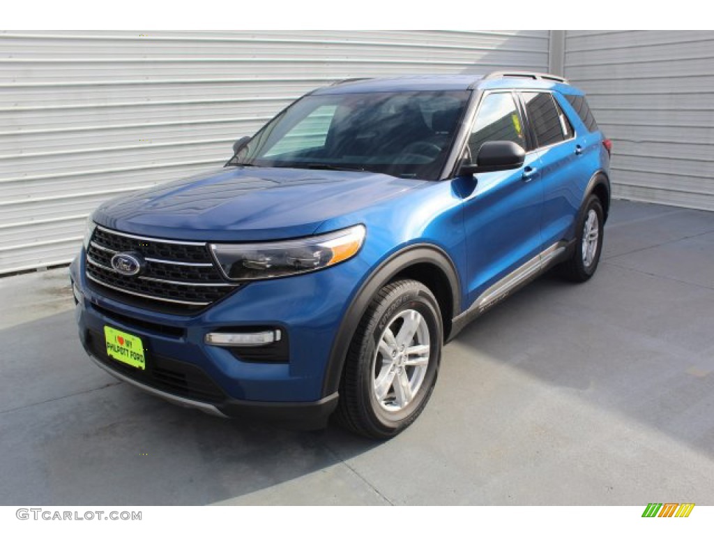 2020 Explorer Limited - Atlas Blue Metallic / Ebony photo #4