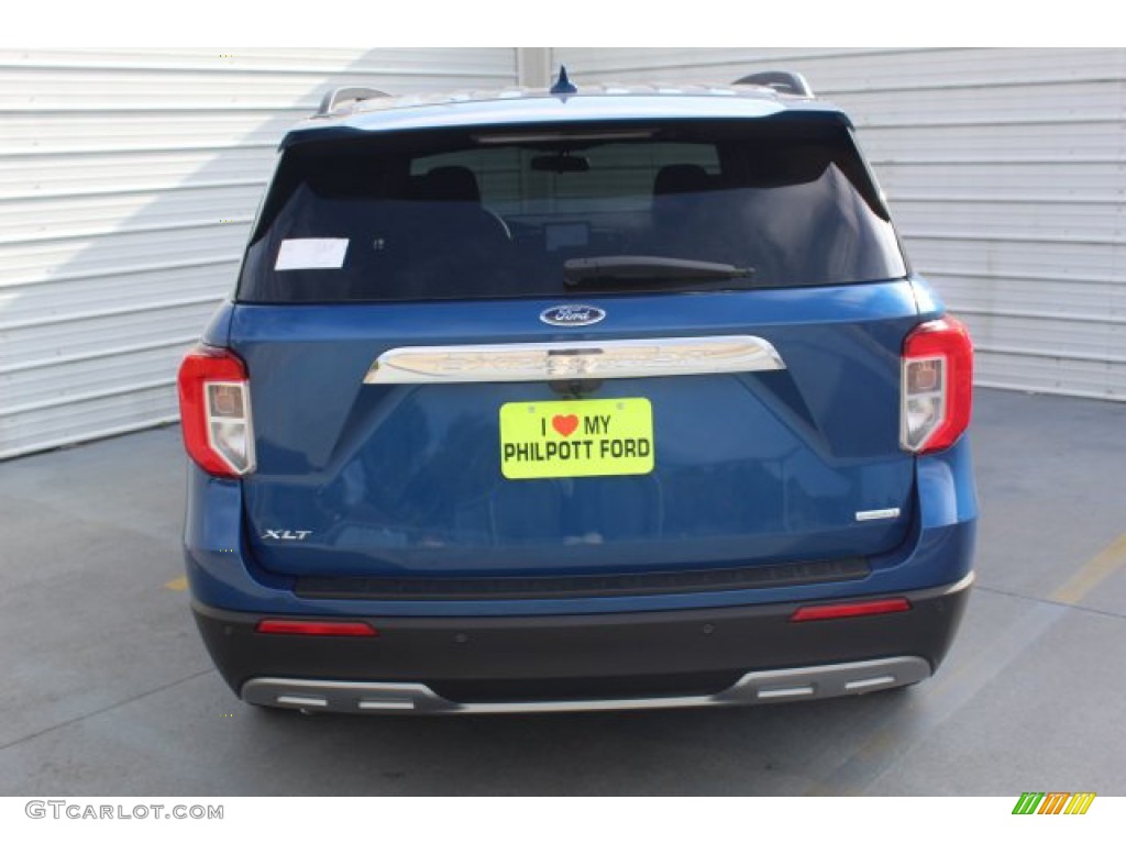 2020 Explorer Limited - Atlas Blue Metallic / Ebony photo #7