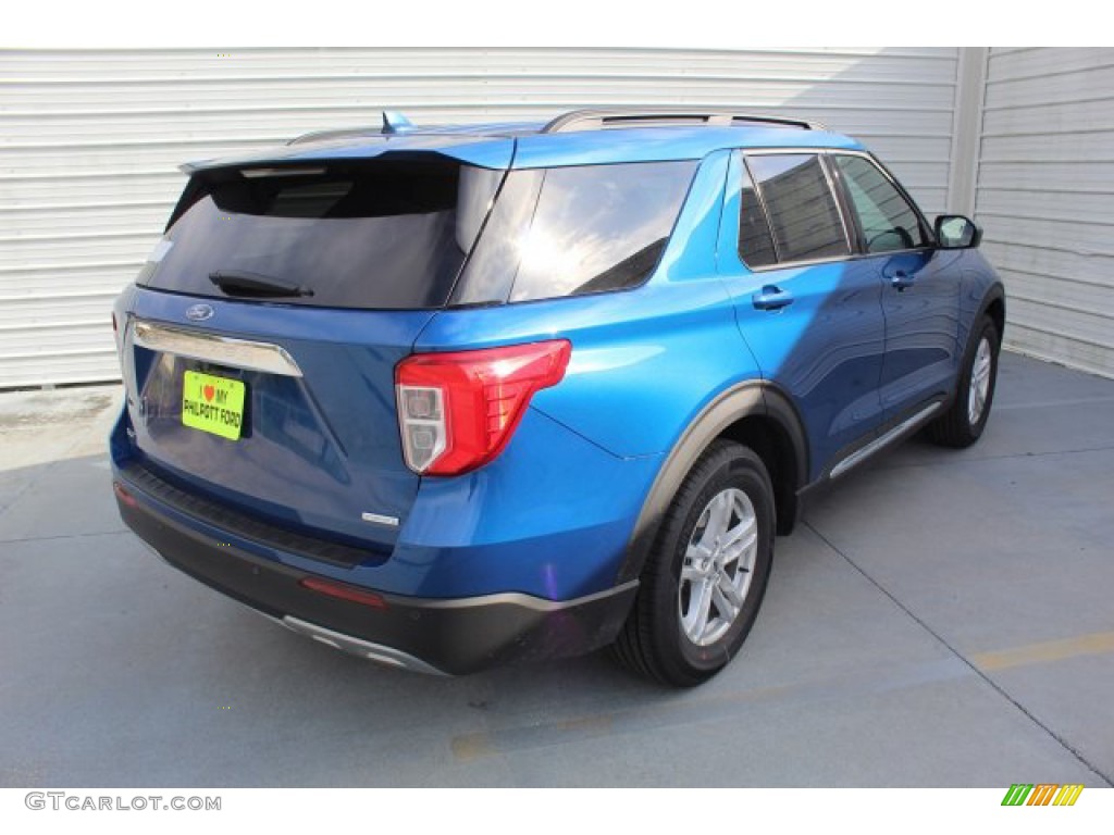 2020 Explorer Limited - Atlas Blue Metallic / Ebony photo #8