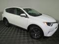 2018 Super White Toyota RAV4 XLE AWD  photo #2