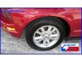 2008 Dark Candy Apple Red Ford Mustang V6 Deluxe Coupe  photo #11