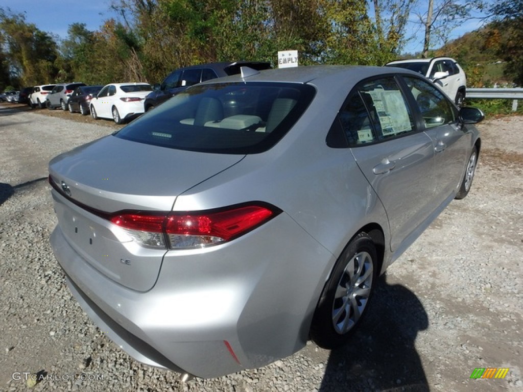2020 Corolla LE - Classic Silver Metallic / Light Gray photo #3