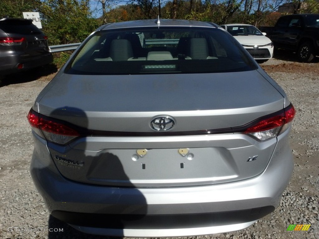 2020 Corolla LE - Classic Silver Metallic / Light Gray photo #4