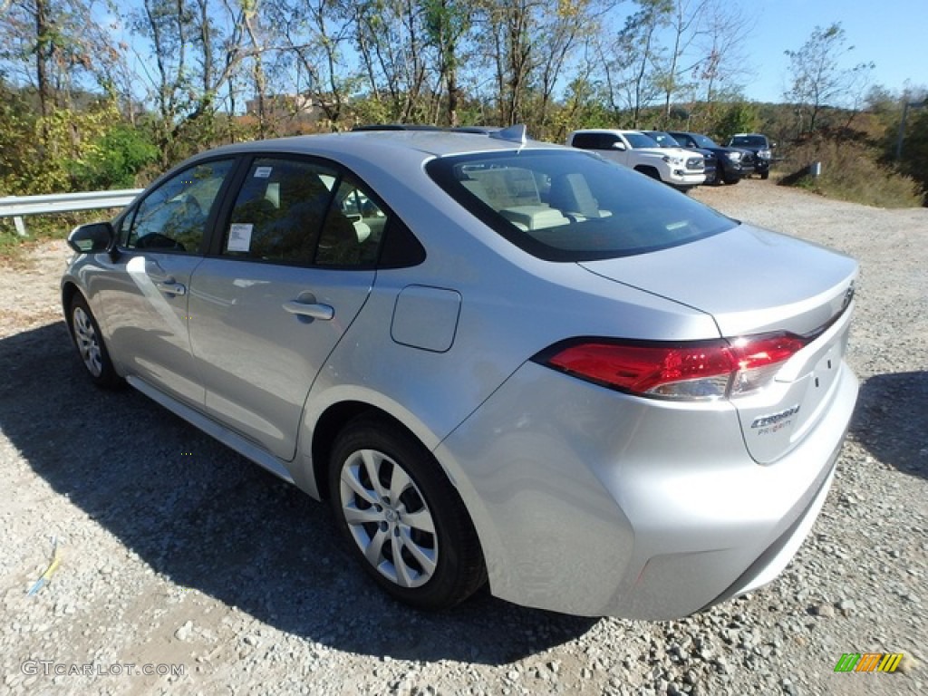 2020 Corolla LE - Classic Silver Metallic / Light Gray photo #6