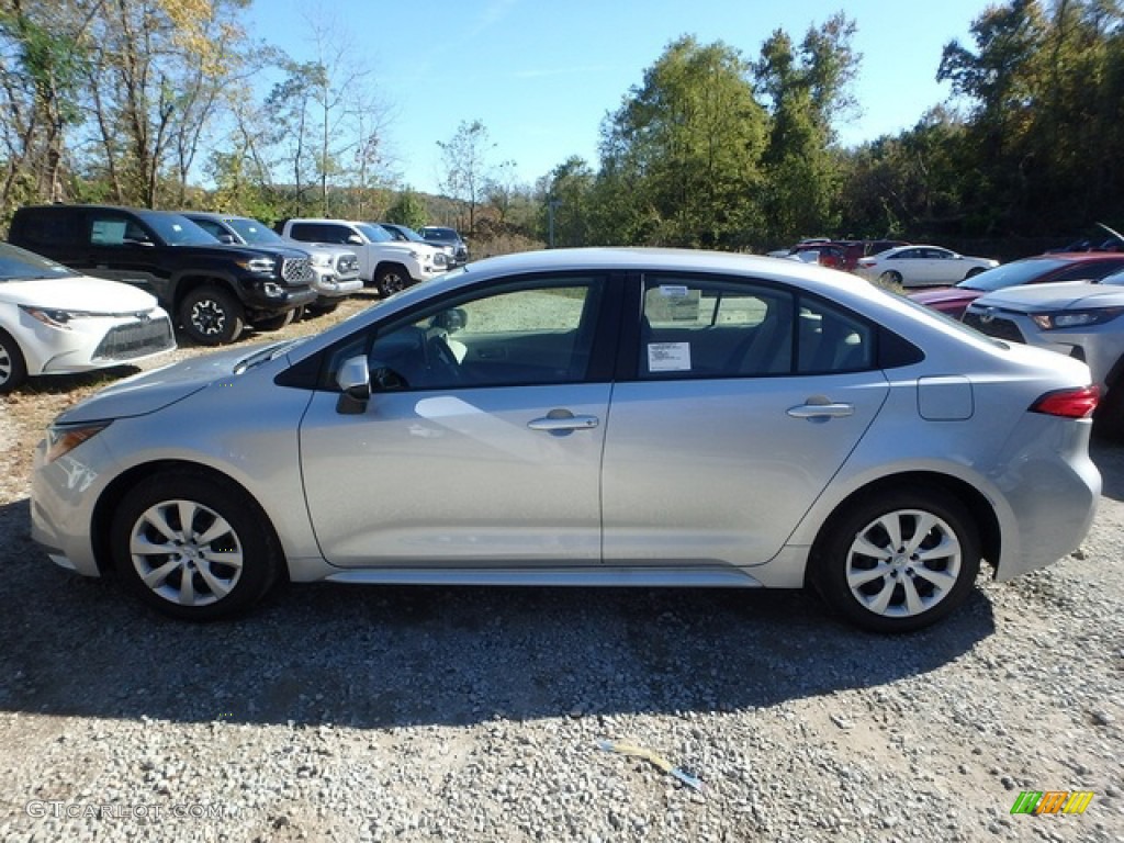 2020 Corolla LE - Classic Silver Metallic / Light Gray photo #7
