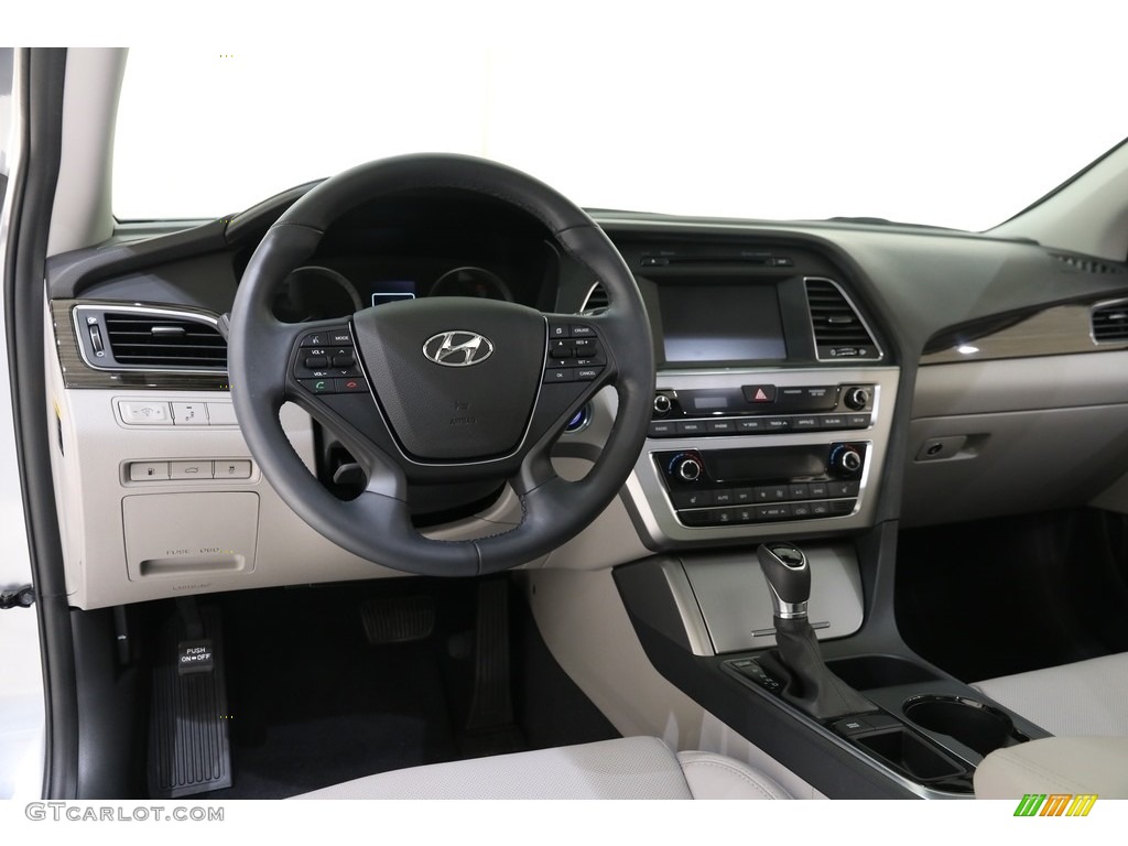 2017 Sonata Limited - Shale Gray Metallic / Gray photo #6