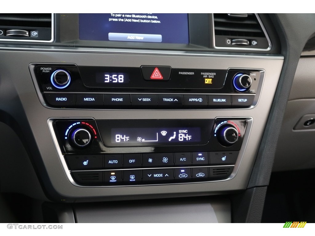 2017 Sonata Limited - Shale Gray Metallic / Gray photo #12