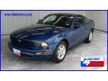 2008 Vista Blue Metallic Ford Mustang V6 Deluxe Coupe  photo #1