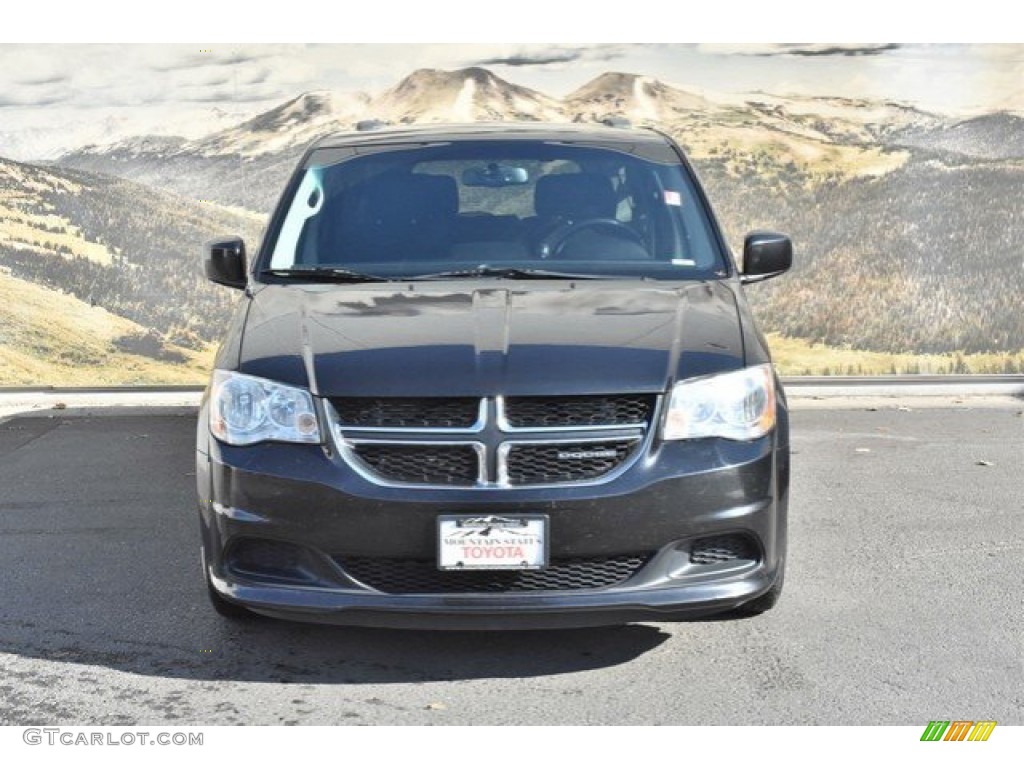 2012 Grand Caravan SXT - Brilliant Black Crystal Pearl / Black/Light Graystone photo #4