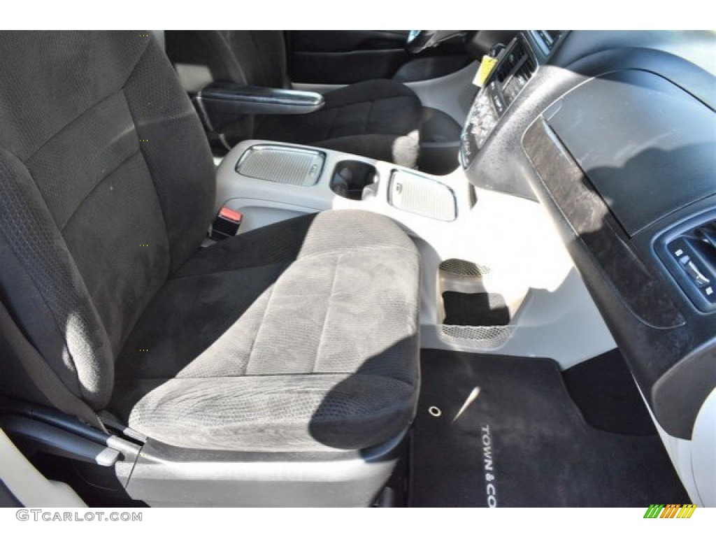 2012 Grand Caravan SXT - Brilliant Black Crystal Pearl / Black/Light Graystone photo #17