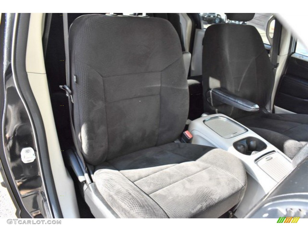 2012 Grand Caravan SXT - Brilliant Black Crystal Pearl / Black/Light Graystone photo #18