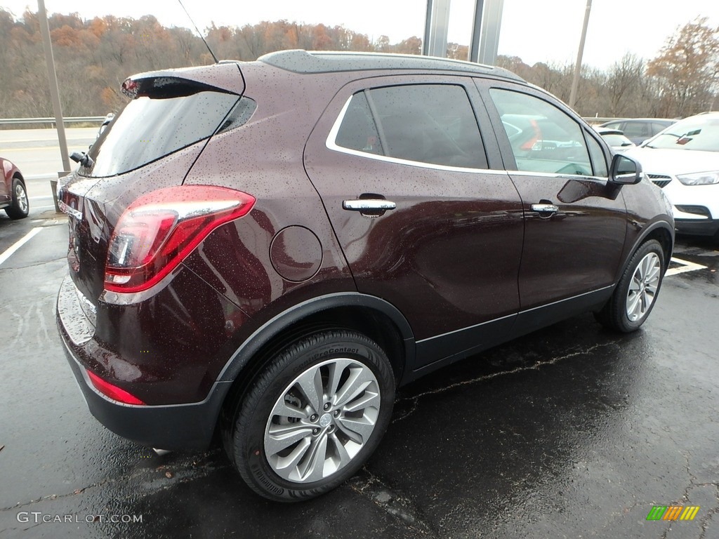 2018 Encore Preferred AWD - Black Cherry Metallic / Ebony photo #9
