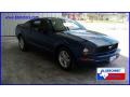 2008 Vista Blue Metallic Ford Mustang V6 Deluxe Coupe  photo #12
