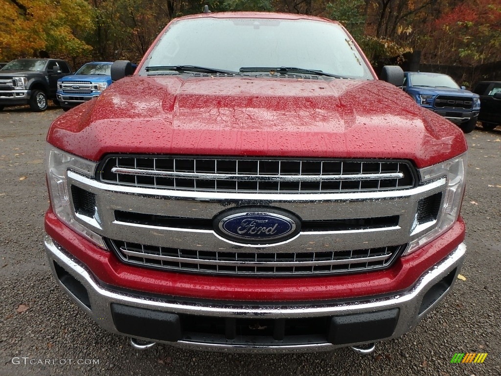 2019 F150 XLT SuperCrew 4x4 - Ruby Red / Earth Gray photo #7