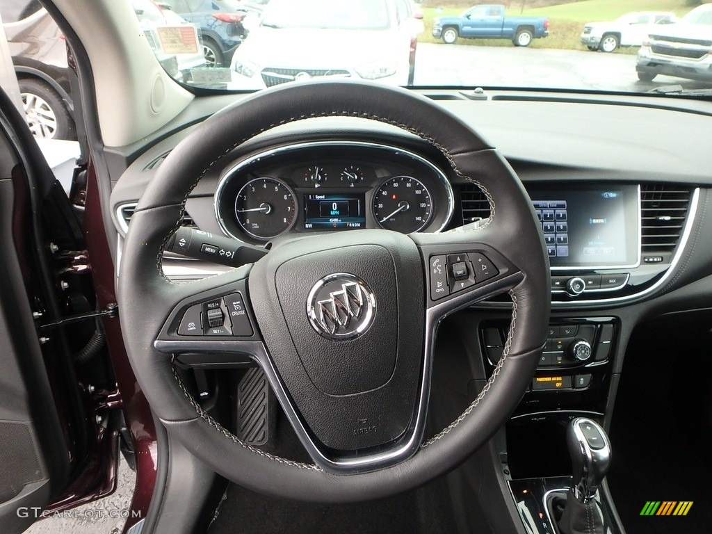 2018 Encore Preferred AWD - Black Cherry Metallic / Ebony photo #22