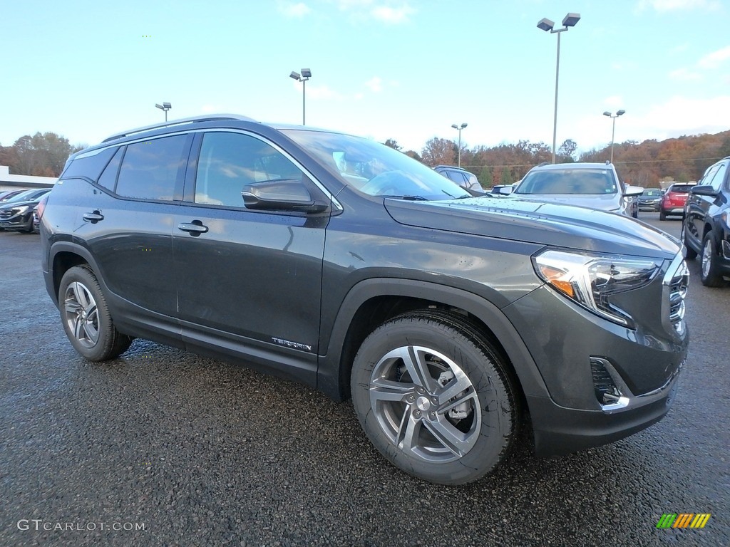 Graphite Gray Metallic 2020 GMC Terrain SLT AWD Exterior Photo #135940723