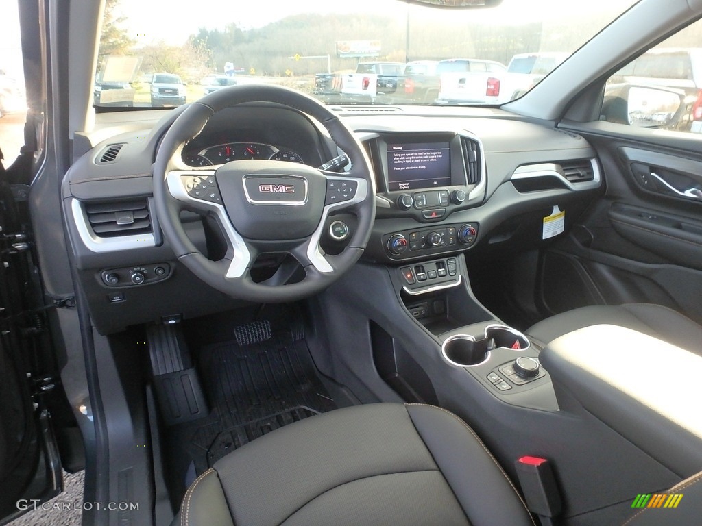 Jet Black Interior 2020 GMC Terrain SLT AWD Photo #135940852