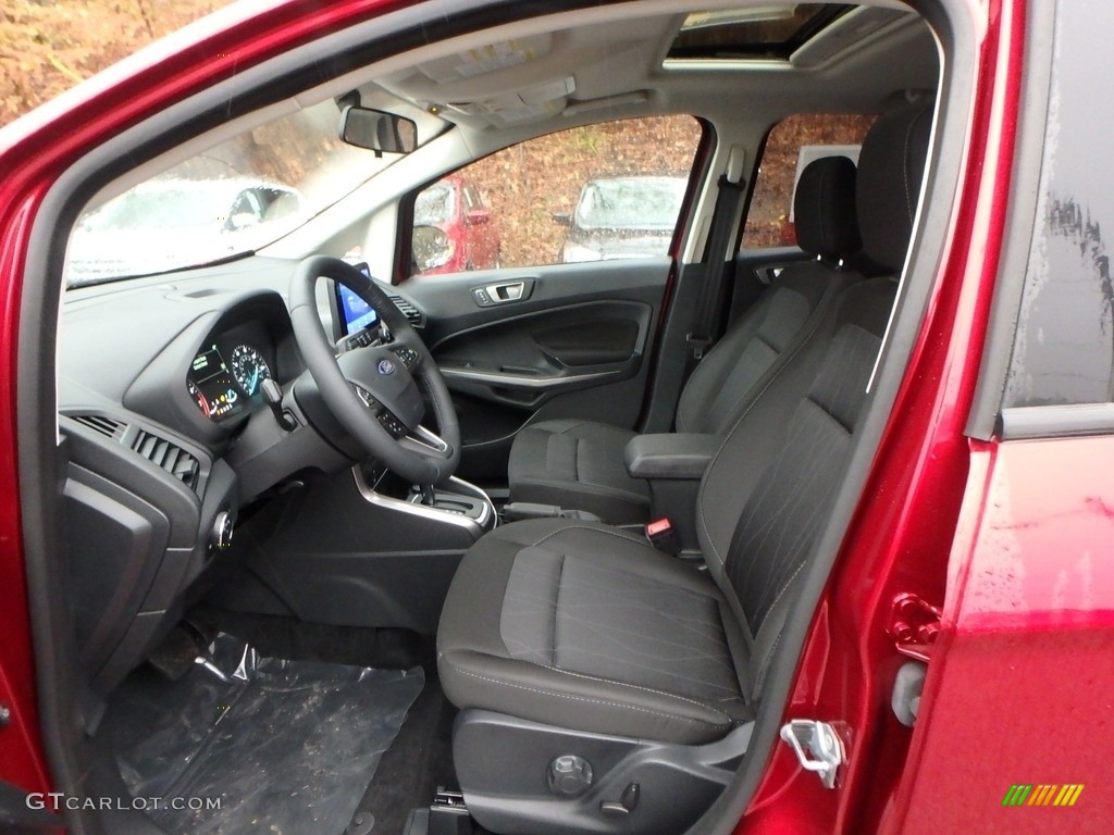 Ebony Black Interior 2020 Ford EcoSport SE 4WD Photo #135941505
