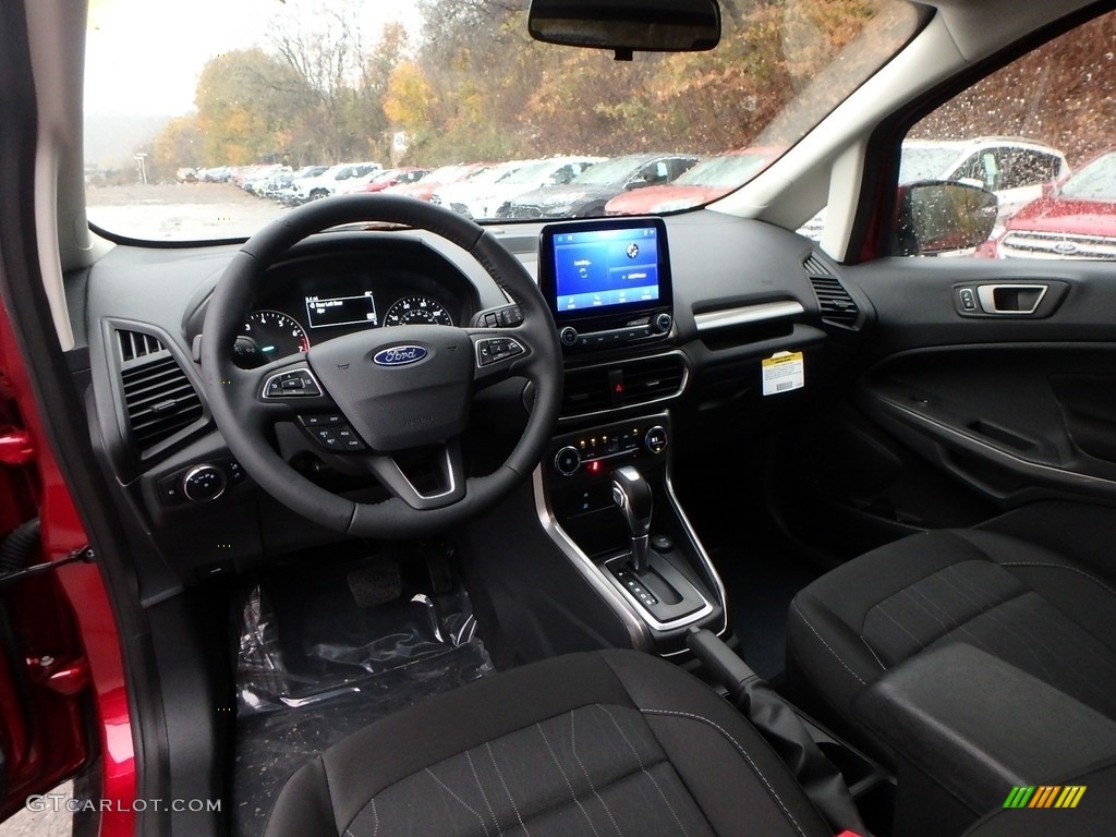 Ebony Black Interior 2020 Ford EcoSport SE 4WD Photo #135941522