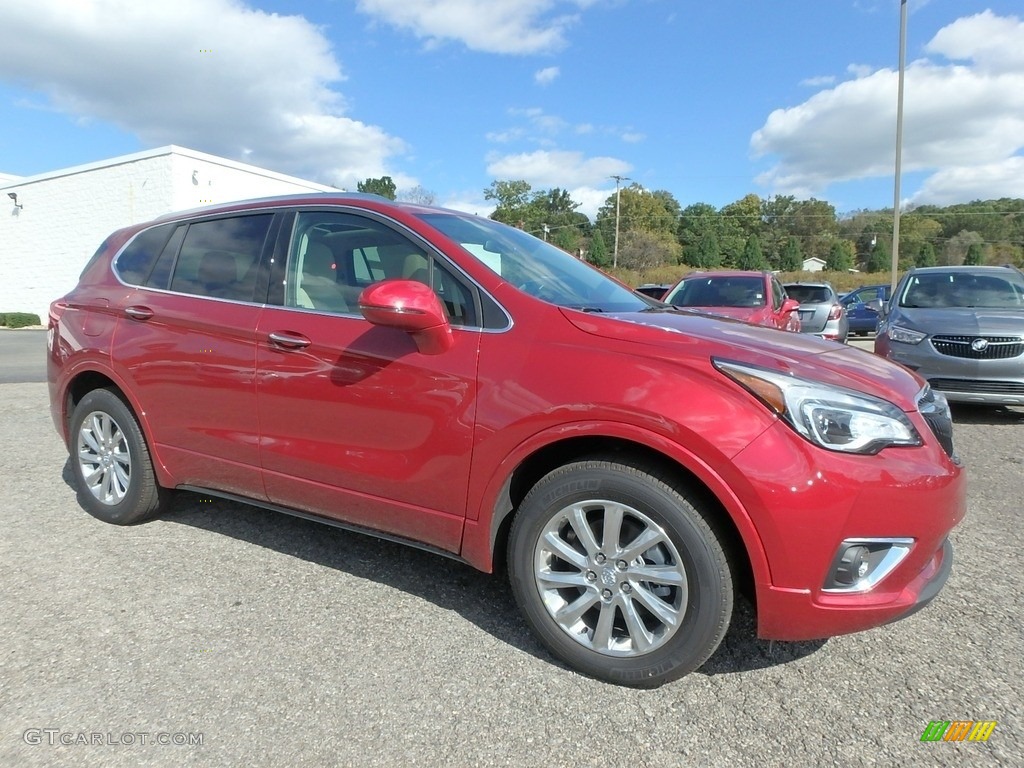 Chili Red Metallic 2020 Buick Envision Essence AWD Exterior Photo #135941575