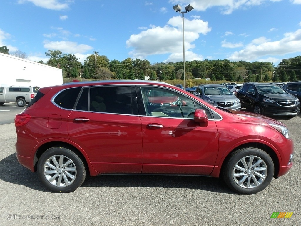 Chili Red Metallic 2020 Buick Envision Essence AWD Exterior Photo #135941590