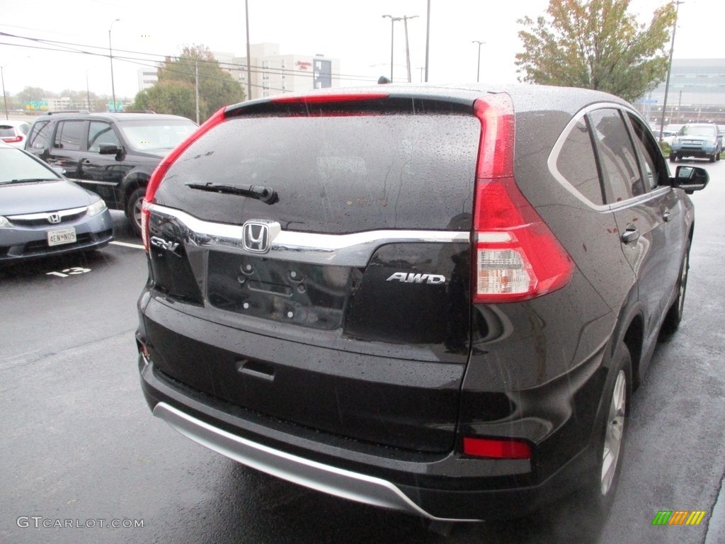 2016 CR-V EX AWD - Crystal Black Pearl / Black photo #5