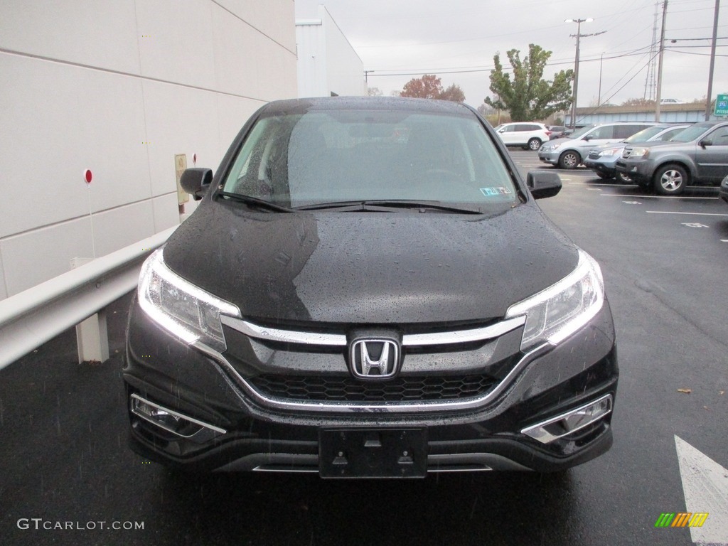 2016 CR-V EX AWD - Crystal Black Pearl / Black photo #8