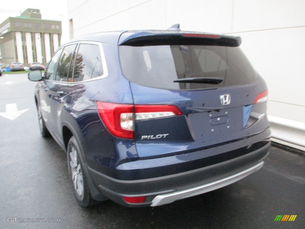 2019 Pilot EX-L AWD - Obsidian Blue Pearl / Gray photo #3