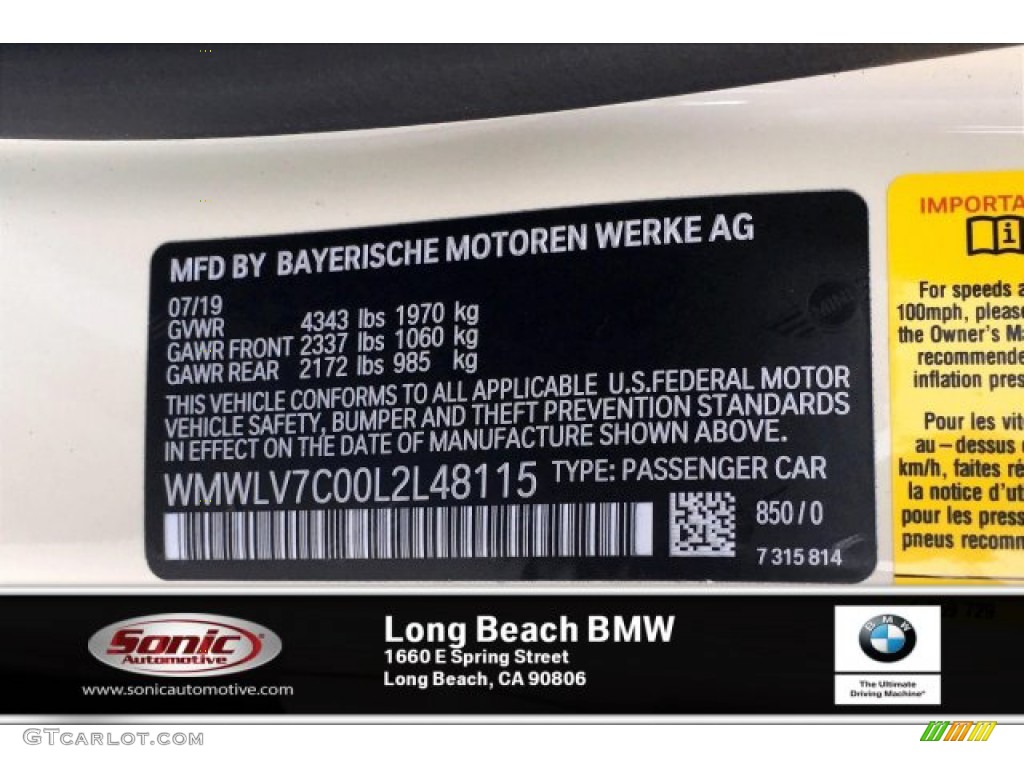 2020 Clubman Cooper S - Pepper White / Carbon Black photo #11