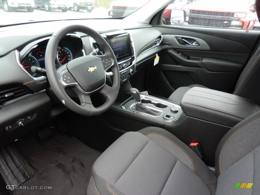 Jet Black Interior 2020 Chevrolet Traverse LT Photo #135943950