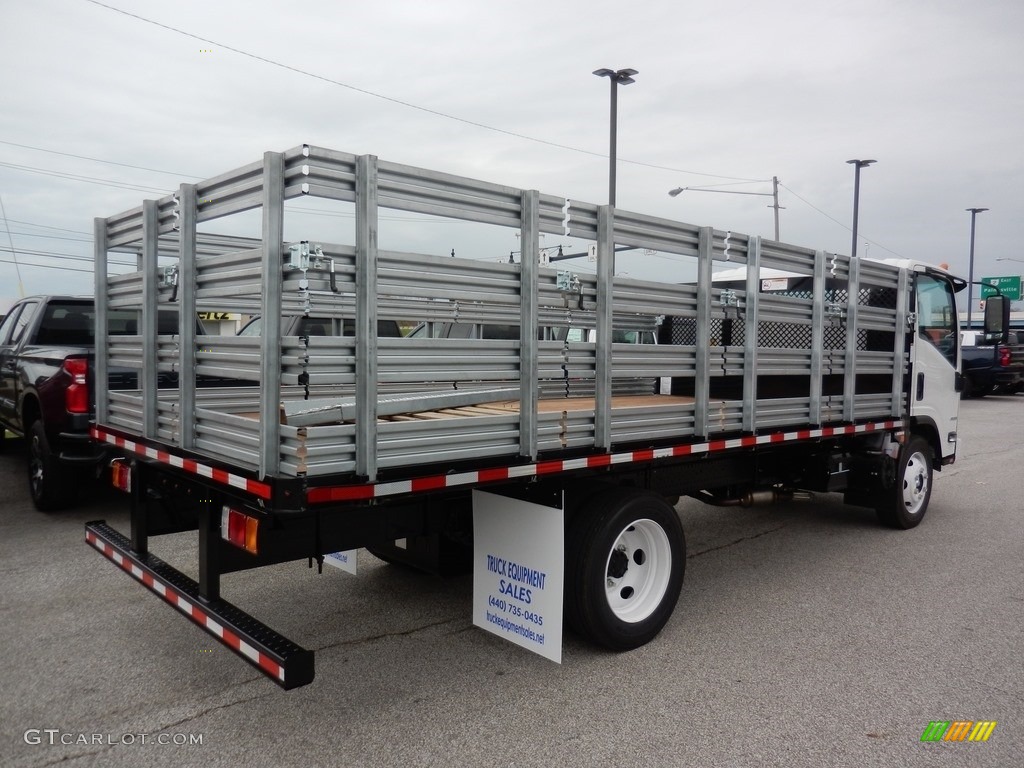 Arctic White 2019 Chevrolet Low Cab Forward 4500 Stake Truck Exterior Photo #135944055