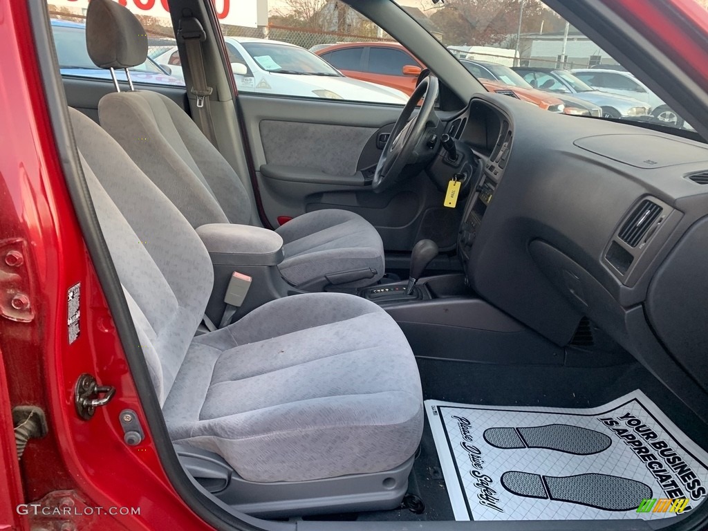 2006 Elantra GLS Sedan - Electric Red / Gray photo #12