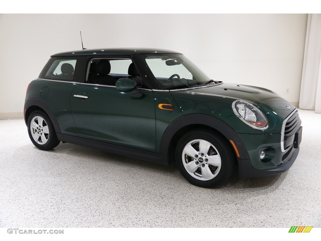 2017 Hardtop Cooper 2 Door - British Racing Green II Metallic / Carbon Black photo #1