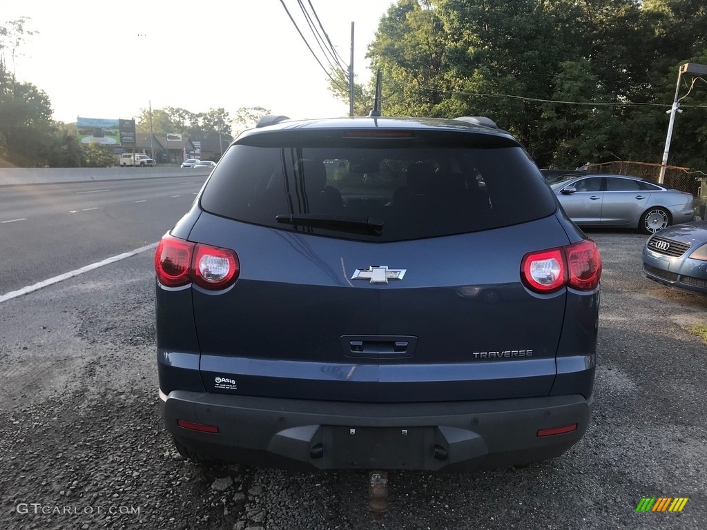 2012 Traverse LT - Twilight Blue Metallic / Ebony photo #4