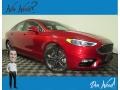 2017 Ruby Red Ford Fusion Sport AWD  photo #1