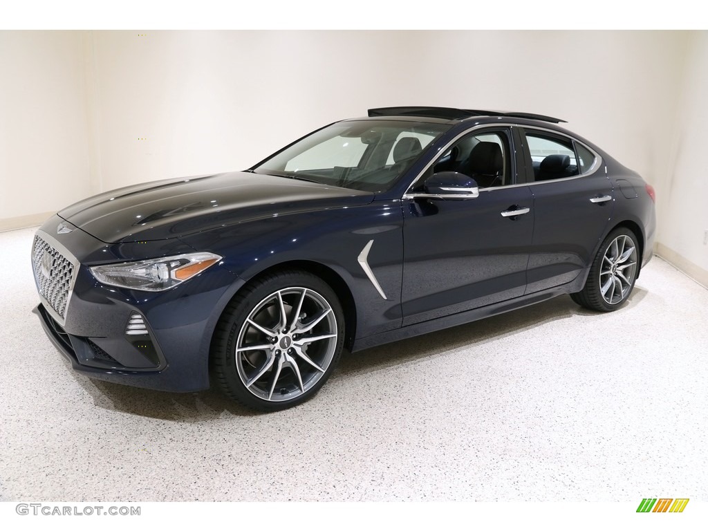 Adriatic Blue 2019 Hyundai Genesis G70 AWD Exterior Photo #135946461