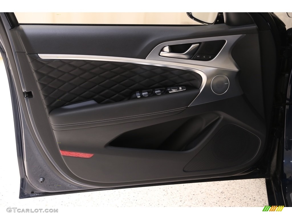 2019 Hyundai Genesis G70 AWD Black Door Panel Photo #135946485