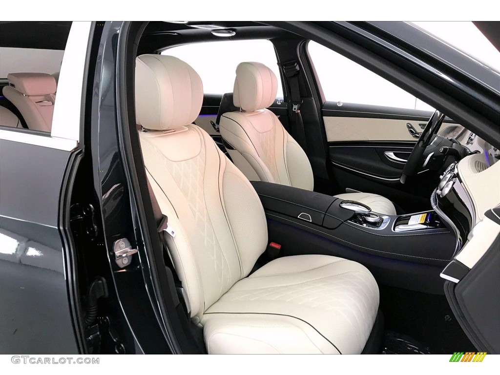 2020 S Maybach S560 4Matic - Magnetite Black Metallic / Porcelain/Black photo #6