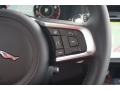 2020 Jaguar F-PACE Ebony/Pimento Interior Steering Wheel Photo