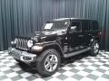 2020 Black Jeep Wrangler Unlimited Sahara 4x4  photo #2