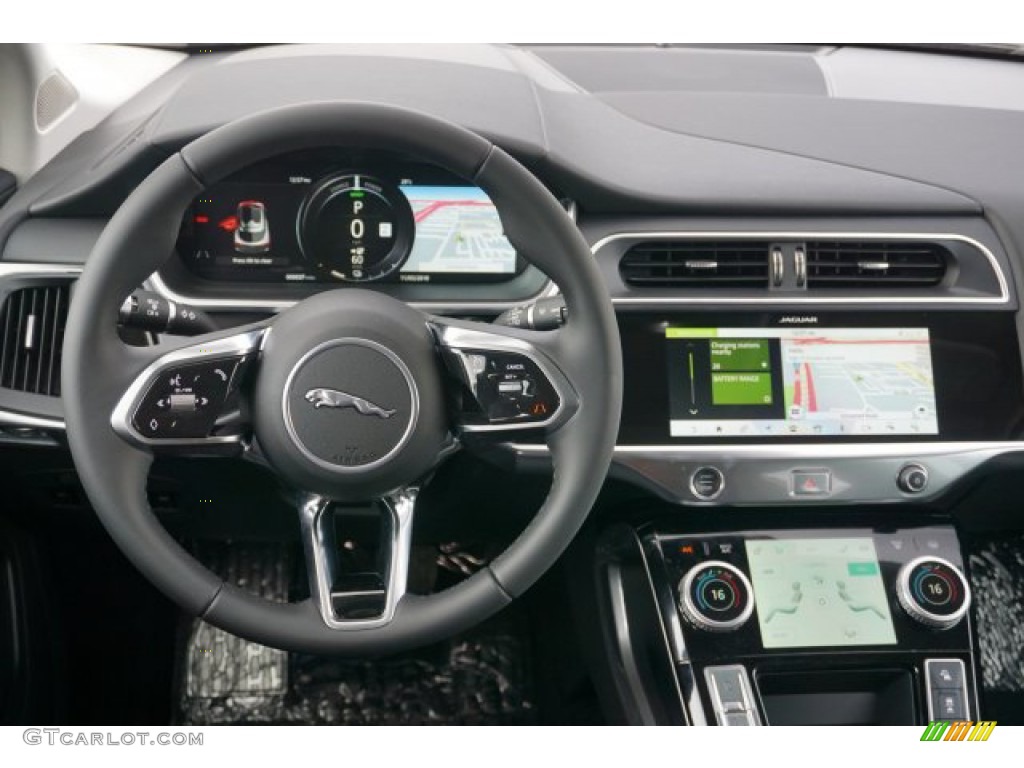 2020 Jaguar I-PACE S Ebony Dashboard Photo #135949323