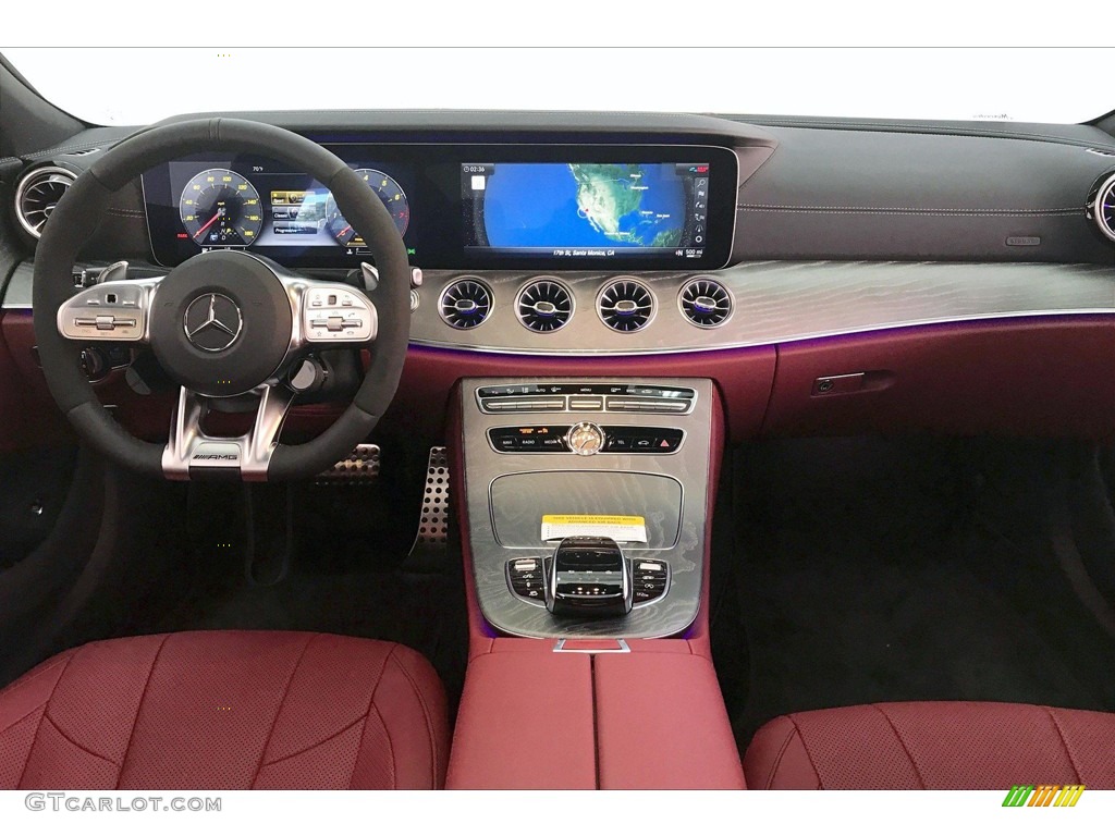 2020 Mercedes-Benz CLS AMG 53 4Matic Coupe Bengal Red/Black Dashboard Photo #135949554