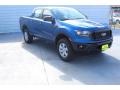 2019 Lightning Blue Metallic Ford Ranger STX SuperCrew 4x4  photo #2