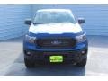 2019 Lightning Blue Metallic Ford Ranger STX SuperCrew 4x4  photo #3