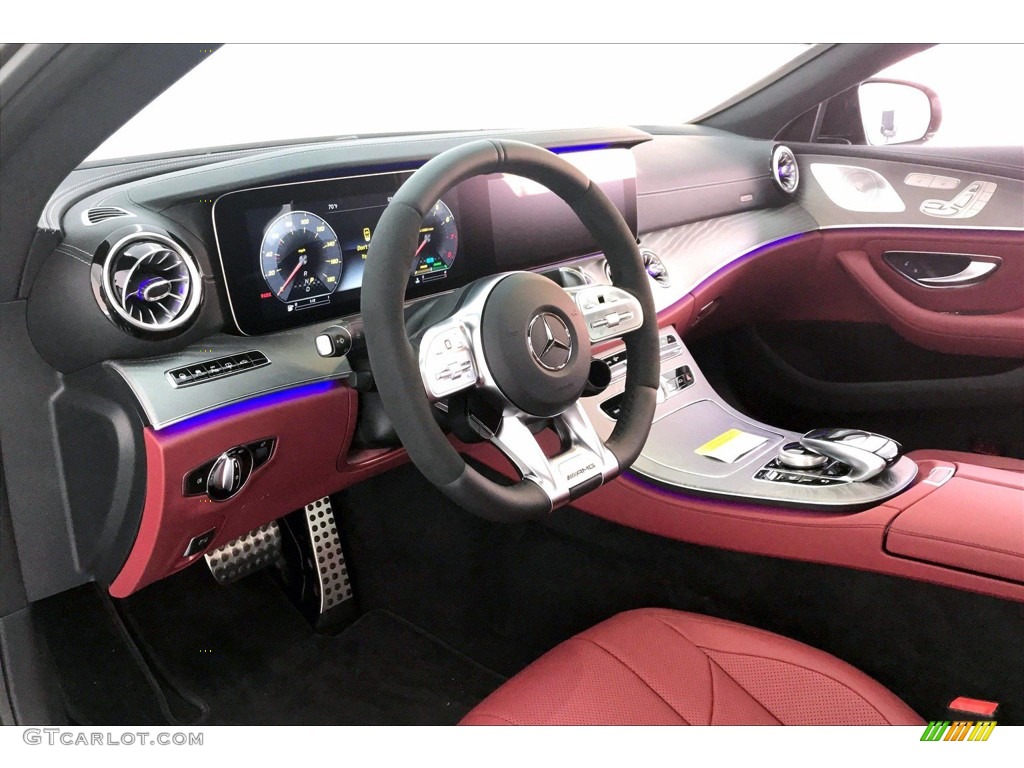 2020 Mercedes-Benz CLS AMG 53 4Matic Coupe Bengal Red/Black Dashboard Photo #135949719