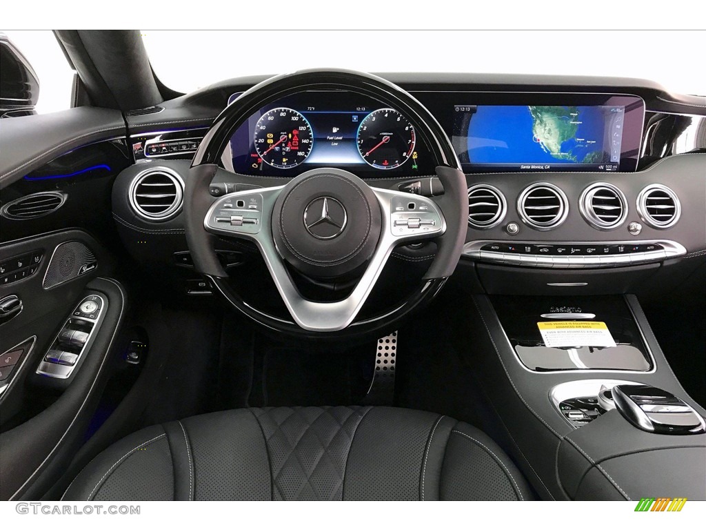2020 Mercedes-Benz S 560 4Matic Coupe Black Dashboard Photo #135950209
