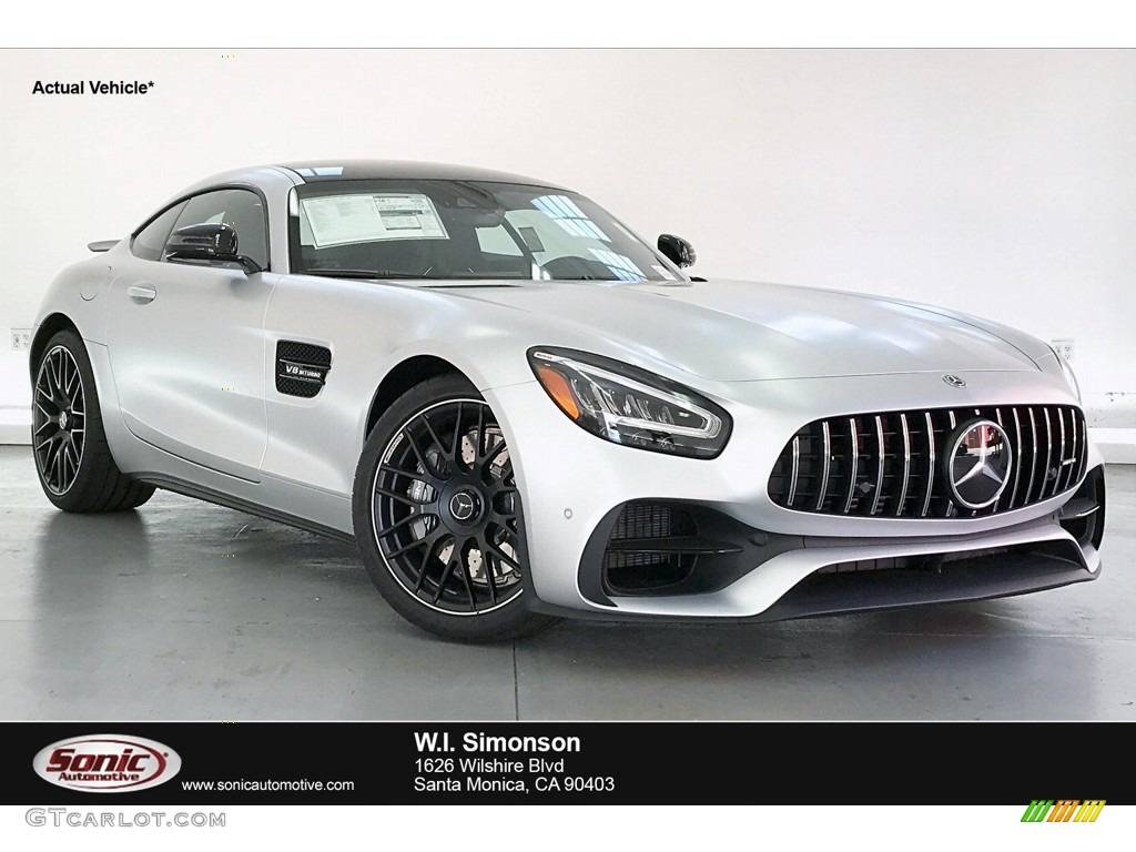 2020 AMG GT Coupe - designo Iridium Silver Magno (Matte) / Red Pepper/Black photo #1