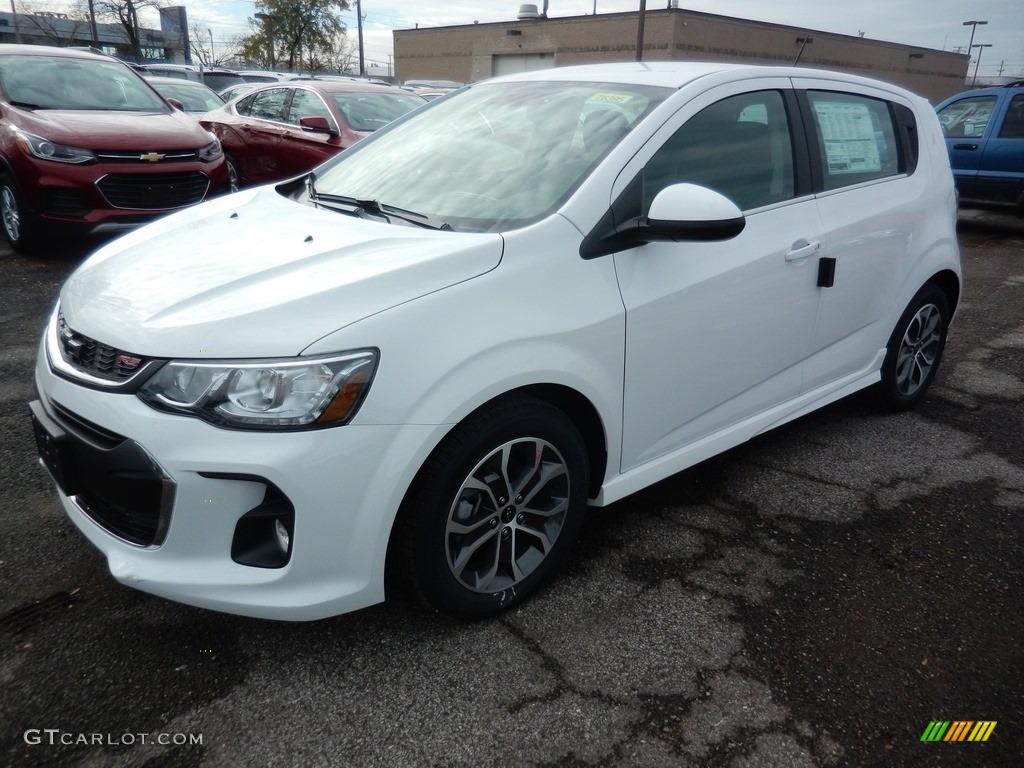 Summit White 2019 Chevrolet Sonic LT Hatchback Exterior Photo #135951993