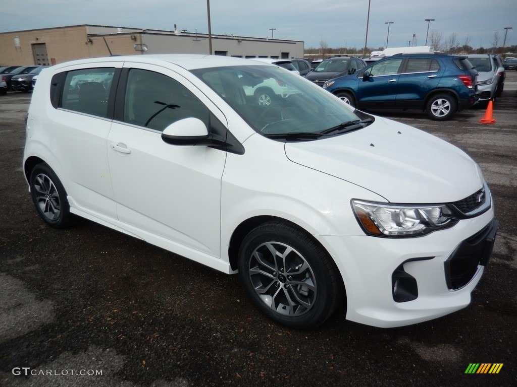 Summit White 2019 Chevrolet Sonic LT Hatchback Exterior Photo #135952026